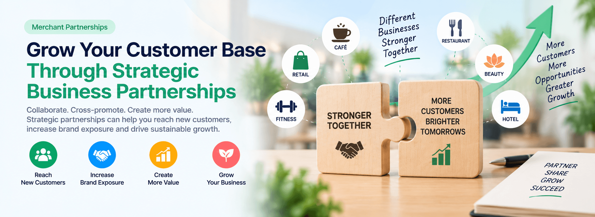 Strategic partnerships can help businesses reach new customers, increase brand exposure and create additional value without relying entirely on traditional marketing.